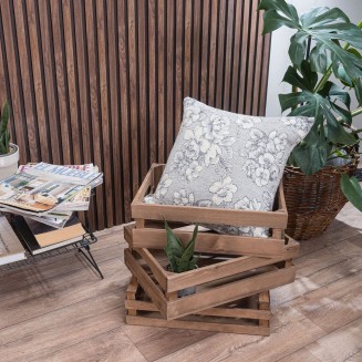 Μαξιλαροθήκη Florida 11 - 43x43cm με γέμιση Teoran Home