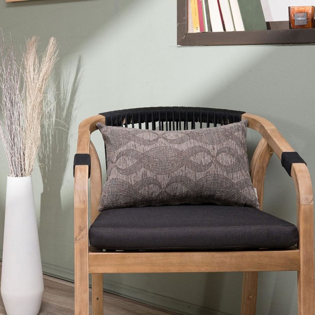 Μαξιλαροθήκη Garland 03 - 65x65cm δαπέδου με γέμιση