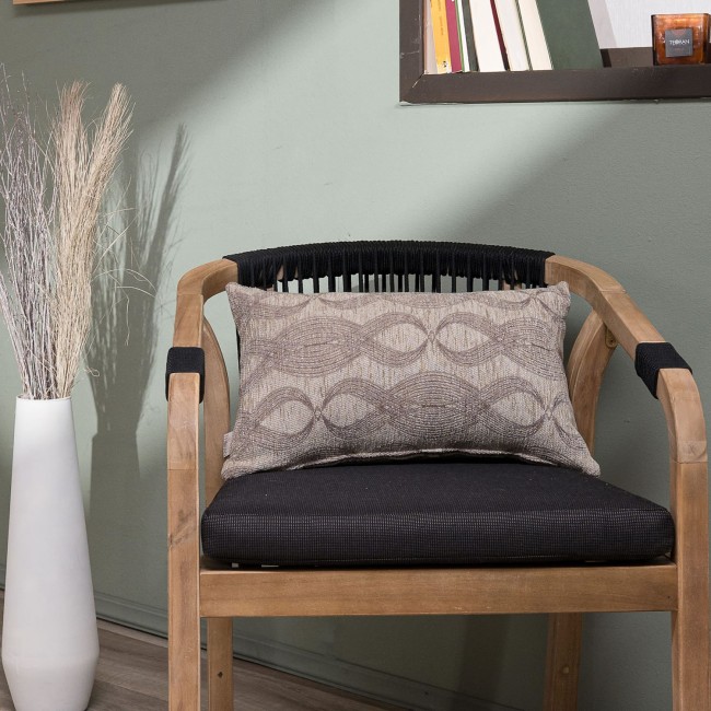 Μαξιλαροθήκη Garland 07 - 65x65cm δαπέδου με γέμιση