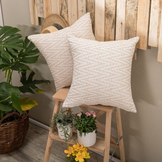 Μαξιλαροθήκη Διακοσμητική Δαπέδου  65x65 Teoran Home Giardino 01