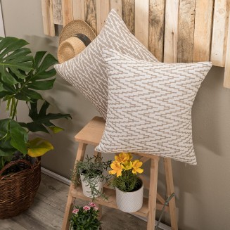Μαξιλαροθήκη Διακοσμητική Δαπέδου  65x65 Teoran Home Giardino 02