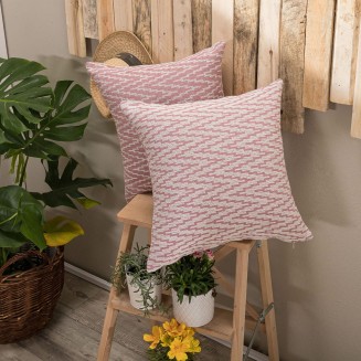 Μαξιλαροθήκη Διακοσμητική  Με Γέμιση 43x43 Teoran Home Giardino 06