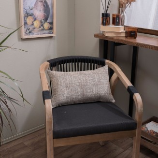 Μαξιλαροθήκη Hampton 05 - 65x65cm δαπέδου με γέμιση Teoran Home