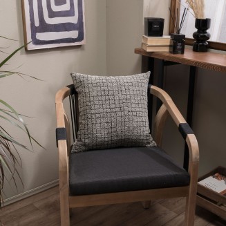 Μαξιλαροθήκη Lancaster 03 - 43x43cm με γέμιση Teoran Home