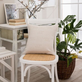 Μαξιλαροθήκη Διακοσμητική  Με Γέμιση 43x43 Teoran Home Messina 01