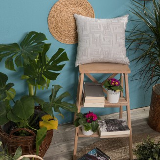 Μαξιλαροθήκη Διακοσμητική Δαπέδου  65x65 Teoran Home Messina 04