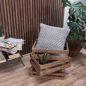 Μαξιλαροθήκη Niagara 11 - 43x43cm με γέμιση Teoran Home