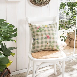 Μαξιλαροθήκη Διακοσμητική  Με Γέμιση 45x45 Teoran Home Parrillia 08