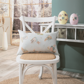 Μαξιλαροθήκη Pastel - 65x65cm Δαπέδου Με Γέμιση Teoran Home