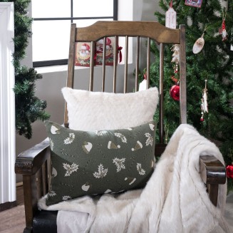 Χριστουγενιάτικη Μαξιλαροθήκη Saxen 13 - 30x50cm Teoran Home