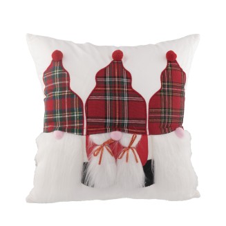 Χριστουγενιάτικη Μαξιλαροθήκη Sven 09 - 45x45cm με γέμιση Teoran Home
