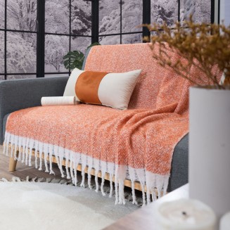 Ριχτάρι-Κουβέρτα Καναπέ Mohair 05 - 130 x 150cm Teoran Home