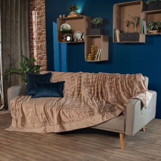 Ριχτάρι- Κουβέρτα Τριθέσιος 160x270 Teoran Home Stone Flower 02