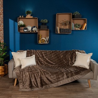 Ριχτάρι- Κουβέρτα Διθέσιος 220x240 Teoran Home Stone Flower 03