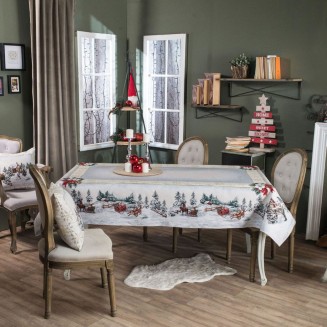 Τραπεζομάντηλο 140x140 Teoran Home Flake