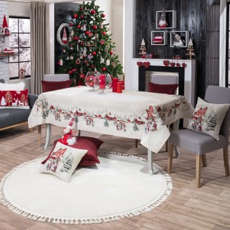 Χριστουγενιάτικο Τραπεζομάντηλο Gurten - 140x220cm Teoran Home