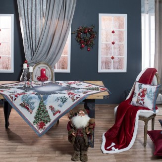 Χριστουγενιάτικο Τραπεζομάντηλο Laponia - 140x180cm Teoran Home