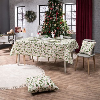 Χριστουγενιάτικο Τραπεζομάντηλο Mainz - 135x135cm Teoran Home