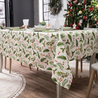 Χριστουγενιάτικο Τραπεζομάντηλο Mainz - 135x135cm Teoran Home