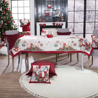 Χριστουγενιάτικο Τραπεζομάντηλο Rhoden - 140x140cm Teoran Home
