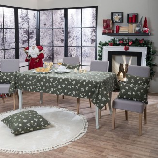 Χριστουγενιάτικο Τραπεζομάντηλο Saxen 13 - 135x180cm Teoran Home