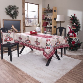 Χριστουγενιάτικο Τραπεζομάντηλο Steyr - 140x180cm Teoran Home