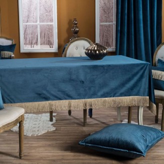 Τραπεζομάντηλο 140x140 Teoran Home Velvet 04