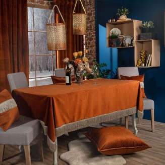 Τραπεζομάντηλο 140x180 Teoran Home Velvet 05