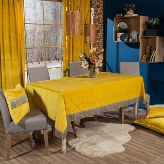 Τραπεζομάντηλο 140x140 Teoran Home Velvet 14