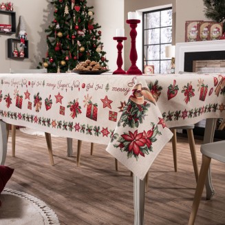 Χριστουγενιάτικο Τραπεζομάντηλο Vienna - 140x220cm Teoran Home