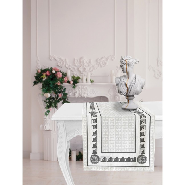 Τραβέρσα Runner 45x150 Makis Tselios Κευ Silver