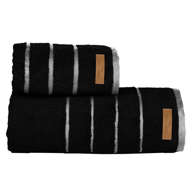 Πετσέτα Μπάνιου 90x150 Makis Tselios Prive Black
