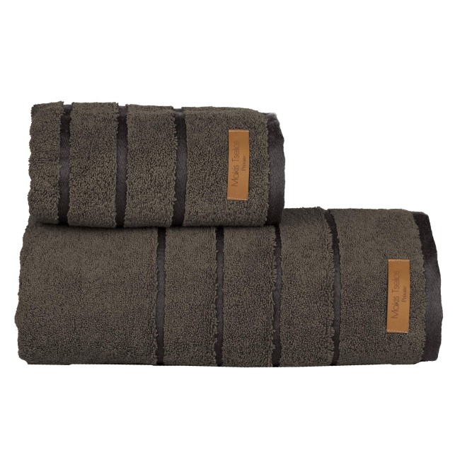 Πετσέτα Μπάνιου 90x150 Makis Tselios Prive Steel Gray