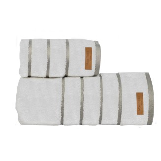 Πετσέτα Προσώπου 50x90 Makis Tselios Prive White