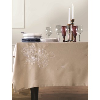 Τραπεζομάντηλο 140x180 Makis Tselios Scarlet