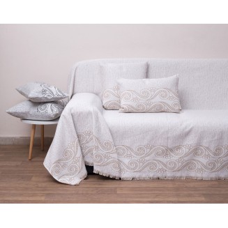 Ριχτάρι Πολυθρόνας 180x180 1572 Beige Anna Riska