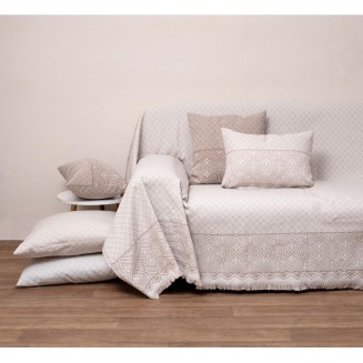 Ριχτάρι Πολυθρόνας 180x150 1574 Beige Anna Riska