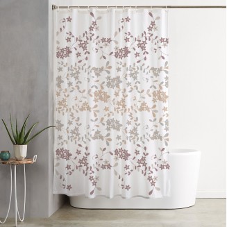 Κουρτίνα Μπάνιου 180x180 Viopros Έντεν Λευκό