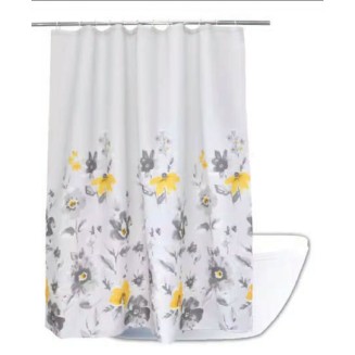 Κουρτίνα Μπάνιου 180x180 Viopros Ξένια Λευκό