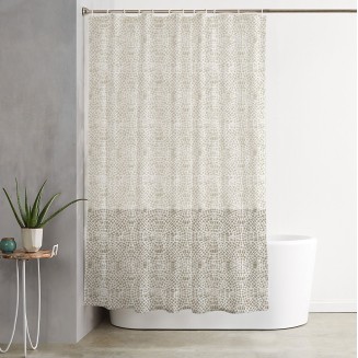 Κουρτίνα Μπάνιου 180x180 Viopros Φλωρεντία Μπέζ