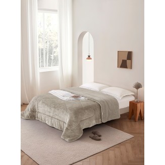 Κουβερτοπάπλωμα Υπέρδιπλο 220x240 Viopros Μοντάνα Λινό