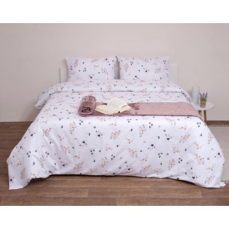 Σετ Πάπλωμα Υπέρδιπλο 220x240 Φλόραλ Λευκό Viopros