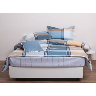 Σετ Πάπλωμα Υπέρδιπλο 220x240 Έμμα Πετρόλ Viopros