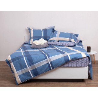 Σετ Πάπλωμα Υπέρδιπλο 220x240 Νιούτον Πετρόλ Viopros