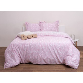 Σετ Πάπλωμα Υπέρδιπλο 220x240 Πατρίσια Ρόζ Viopros