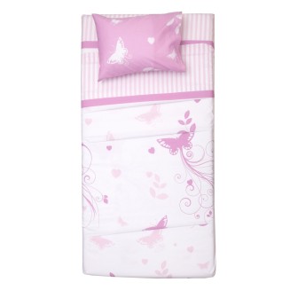 Παπλωματοθήκη Σετ Κούνιας 120x160 Viopros Βαλέρια Λιλά