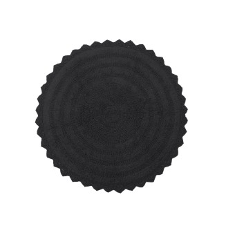 Ταπέτο Μπάνιου Φ70 Viopros Λέσλι Μαύρο