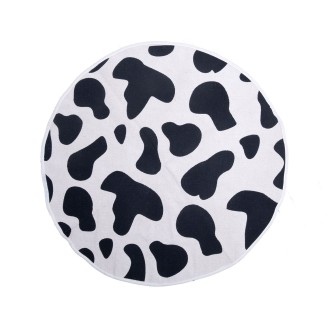 Ταπέτο Φ100εκ Viopros Μπέλλα Μαύρο