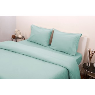 Παπλωματοθήκη Σετ Κούνιας 120x160 Viopros 3100 Φανέλλα Μέντα