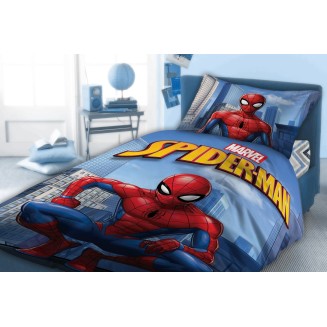 Σεντόνια Σετ Μονά 160x240 4 Τεμαχίων Dimcol Disney Spiderman 814 Digital Print